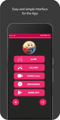 video call and chat simulator for gacha's harley Screen Shot 5