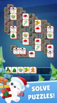 クリスマスゲーム - 3 Tiles Match Screen Shot 1