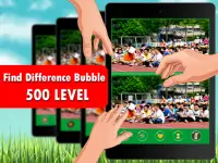 Trova Difference Bubble - 500 Livello Screen Shot 9
