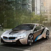 بانوراما الألغاز BMW i8 سبايدر ألعاب سيارات مجانية Screen Shot 1