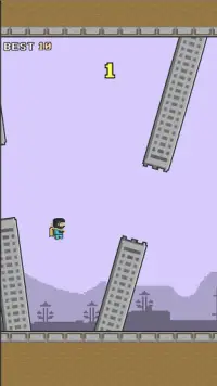 Flappy Man - Jetpack Screen Shot 1