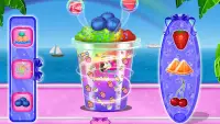 Fruity Unicorn Slush Maker: Slushy Drinks Cooking Screen Shot 5