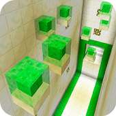 Slime Blocks Minecraft PE Parkour Map