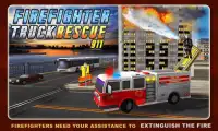 Firefighter Truck Rescue 911 Screen Shot 4