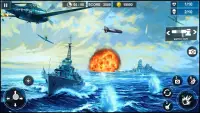 海軍 戦争 機関 銃 シュート :シューター アクション ゲーム:アクションいっぱいの戦争ゲーム Screen Shot 1