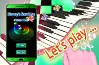 New Disney's Zombies Piano Game Screen Shot 1