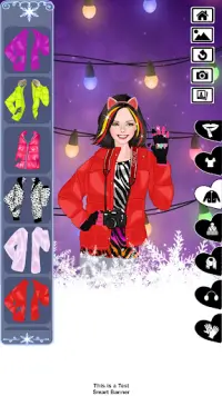 Winter time with warm dressup Screen Shot 1