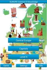 Europe Connect 4 Knowledge Screen Shot 0