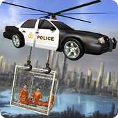 Flying Police Car Prisoner Transport 2017