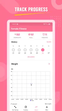 Female Fitness - Women Challenge Screen Shot 4