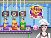 crispy potato chips factory: snacks maker games Screen Shot 0