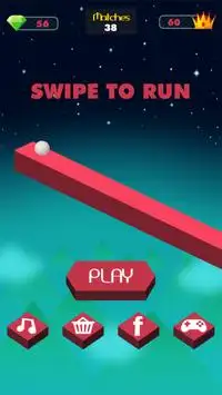 Swipe to run - Don't Fall Screen Shot 0