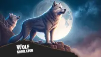Wolf Simulator - Animal Games Screen Shot 0
