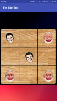 Modi Vs Rahul - Tic Tac Toe Screen Shot 0
