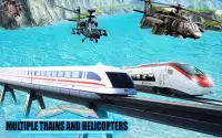 Train Chase Helicopter Game Screen Shot 3