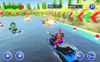 Jet Ski Boat Racing: Robot Shooting Water Race Screen Shot 14