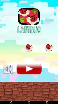 Ladybug Flappy Screen Shot 0