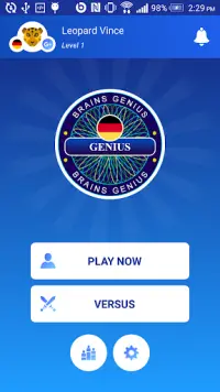 Millionaire German Genius  - Quiz Trivia Puzzle HD Screen Shot 1