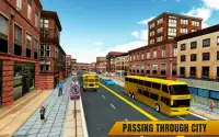 Kent okul otobüs Koç simülatör 2018 Screen Shot 1