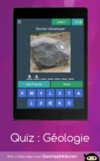 Quiz : Géologie Screen Shot 10