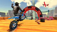 Motorcycle racing Stunt : Bike Stunt free game Screen Shot 1