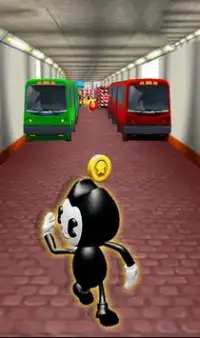 Subway Bendy's Dash - Adventure Monster Run 2019 Screen Shot 1