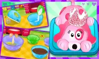 Delicious Art Cute Puppy Cake Screen Shot 1