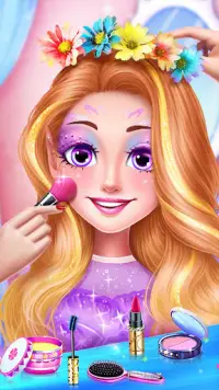 Rainbow Princess Maquillage Screen Shot 3