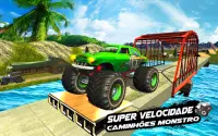 Mega Rampa Monster Truck Jogos de Corrida Screen Shot 0