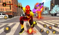 लौ सुपर हीरो लड़ाई: पागल शहर सेनानी 3 डी Screen Shot 4