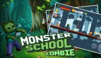 Monster School Zombie Adventure Screen Shot 1