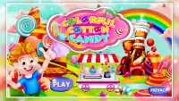 Sweet Cotton Candy Shop: เกมทำอาหารขนม Screen Shot 0