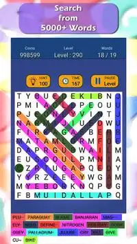 Word Search Puzzle Game - Endless word search game Screen Shot 0