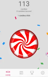 Candy Clicker - Süßigkeiten Klicker Screen Shot 1