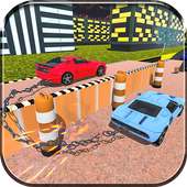 Extreme Chained Car Racing 3D