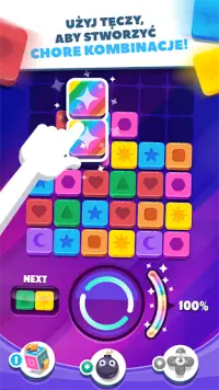 Drop It! Szalony Kolor Puzzle Screen Shot 1