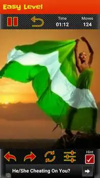 Tile Puzzle - Nigerian Pride Screen Shot 1
