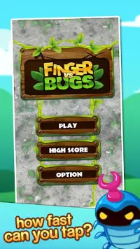 Finger vs bugs: fun and addict Screen Shot 0