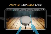 Easy Real Drums-Real Rock and jazz Drum music game Screen Shot 1