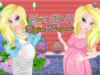 ファッションスタイリッシュ妊娠中 - 女の子の妊娠中のゲーム Screen Shot 0