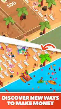 Beach Club Tycoon : Idle Game Screen Shot 2