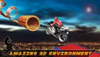 Heavy Bike Impossible Sky Track Stunts Screen Shot 3