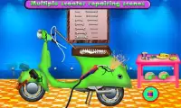 دراجة نارية إصلاح ميكانيكي فتاة: motobike الطلاء Screen Shot 1