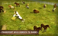 Wild Horse Zoo Transport Truck Simulator Game 2018 Screen Shot 14