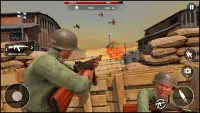 permainan perang dunia: ww2 gun tembakan perang Screen Shot 4
