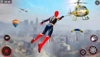 Flying Spider Rope Hero Fight Screen Shot 3