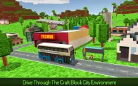 City Bus Simulator Craft PRO Screen Shot 1