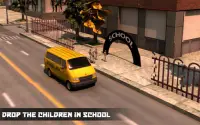 المدرسة فان سائق محاكي 3D Screen Shot 15
