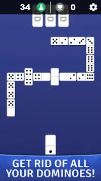 Dominoes Classic - Muggins, Domino Tile Game Screen Shot 2