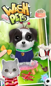 Wash Pets - kids games Screen Shot 2